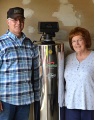 happy customer with their lifesource water tank